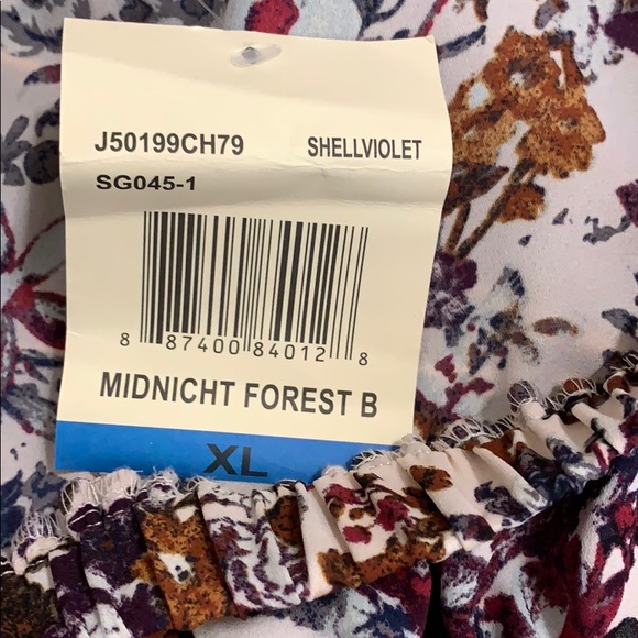 ❤️HP❤️Eyeshadow off the shoulder floral top - Picture 5 of 5